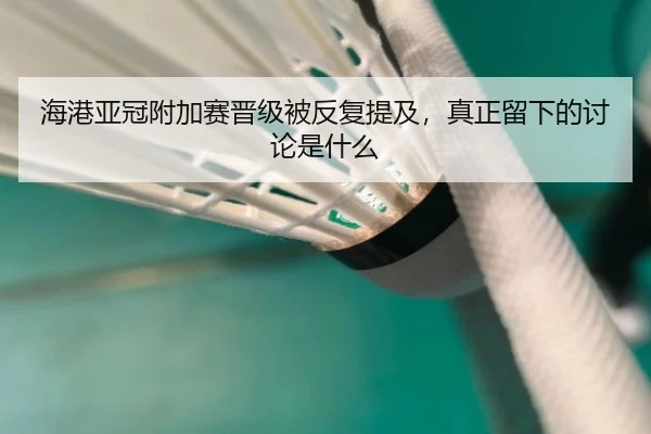 海港亚冠附加赛晋级被反复提及，真正留下的讨论是什么